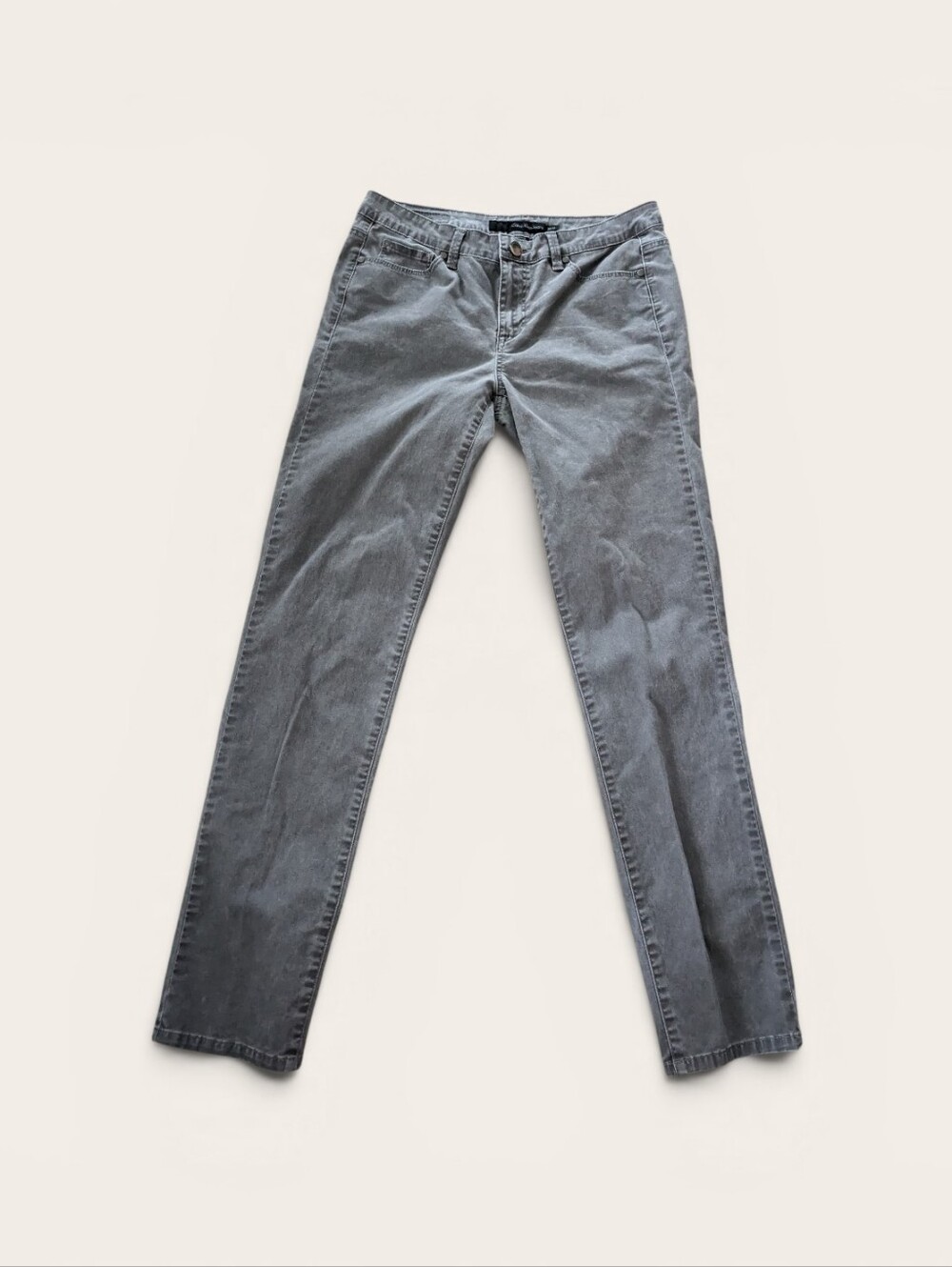 Calvin Klein Womens Ultimate Skinny Gray Jeans Pants 10 x 30 Cotton And Stretch